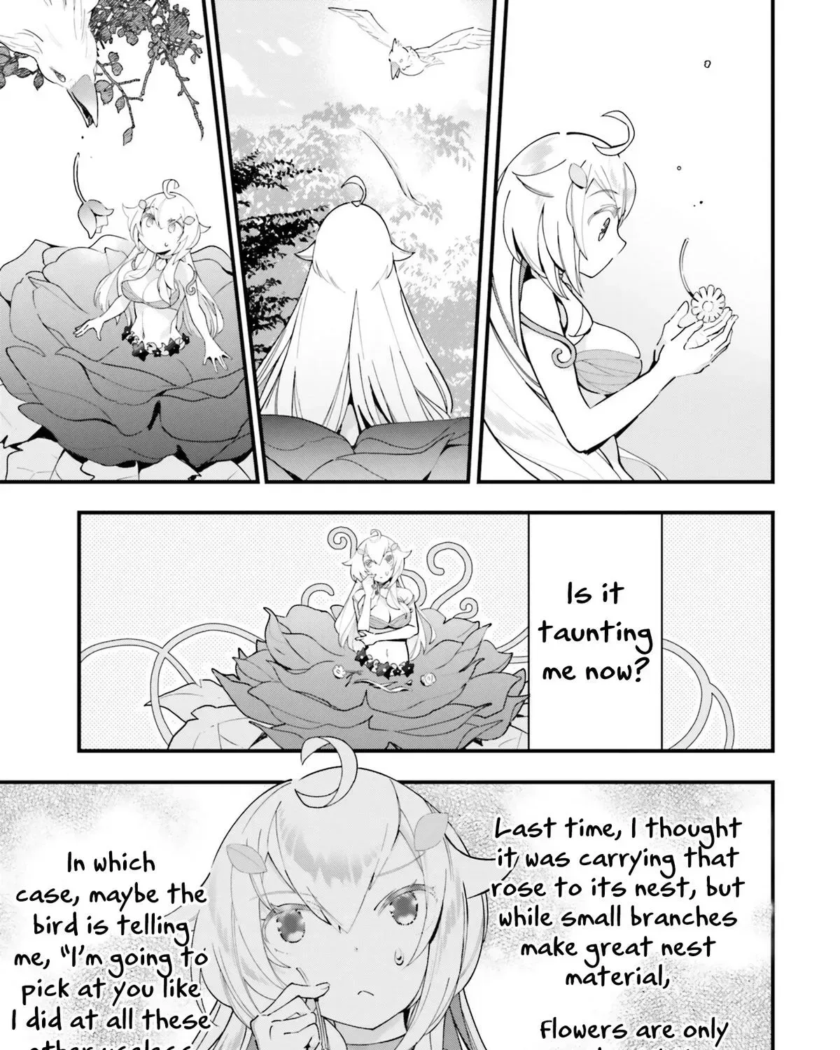 Shokubutsu Monster Musume Nikki ~Seijo datta Watashi ga Uragirareta Hate ni Aruraune ni Tensei Shite Shimatta node, kore kara wa Kougousei wo Shinagara Shizuka ni Shokubutsu Life wo Sugoshimasu~ Chapter 9 page 11