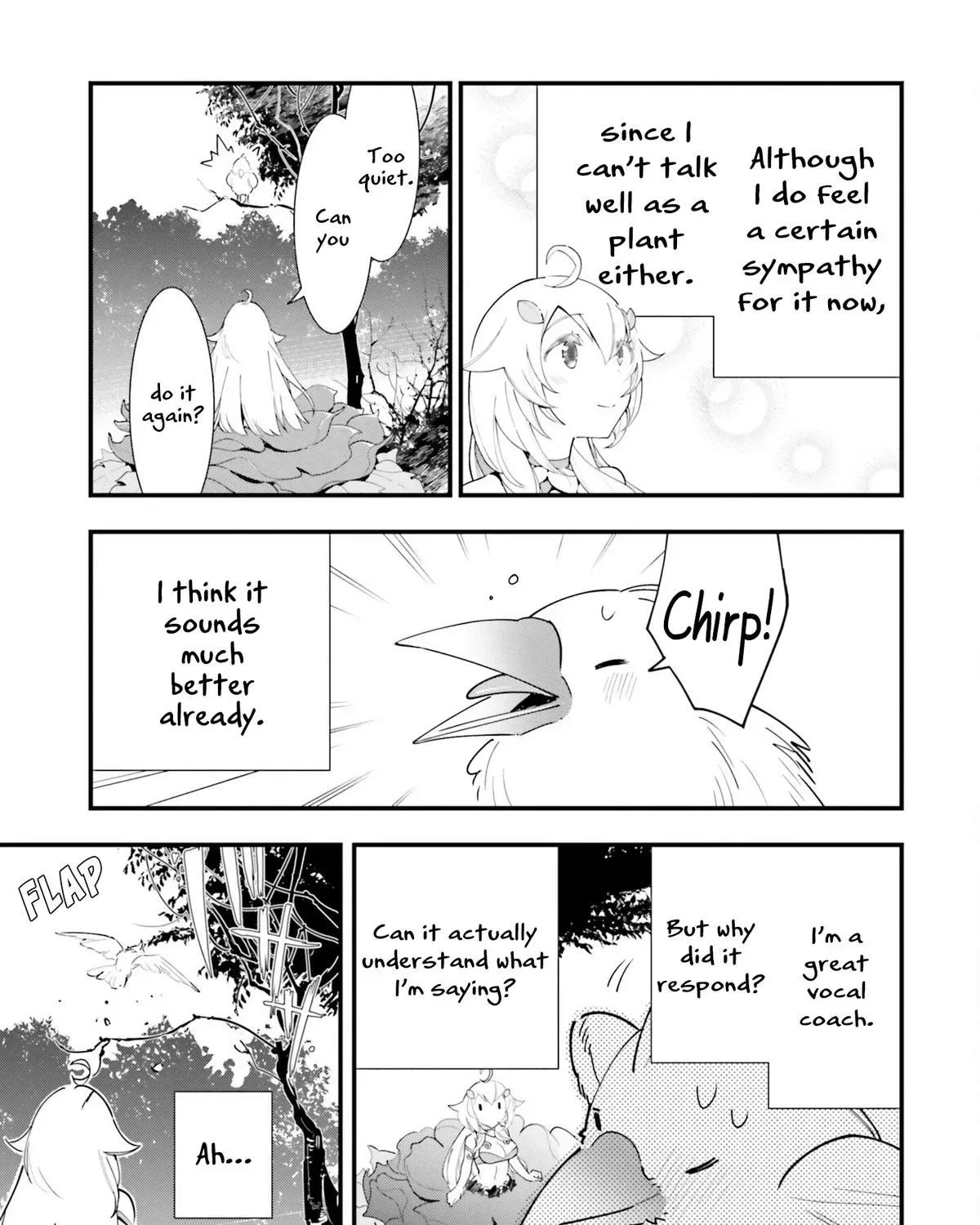 Shokubutsu Monster Musume Nikki ~Seijo datta Watashi ga Uragirareta Hate ni Aruraune ni Tensei Shite Shimatta node, kore kara wa Kougousei wo Shinagara Shizuka ni Shokubutsu Life wo Sugoshimasu~ Chapter 9 page 23