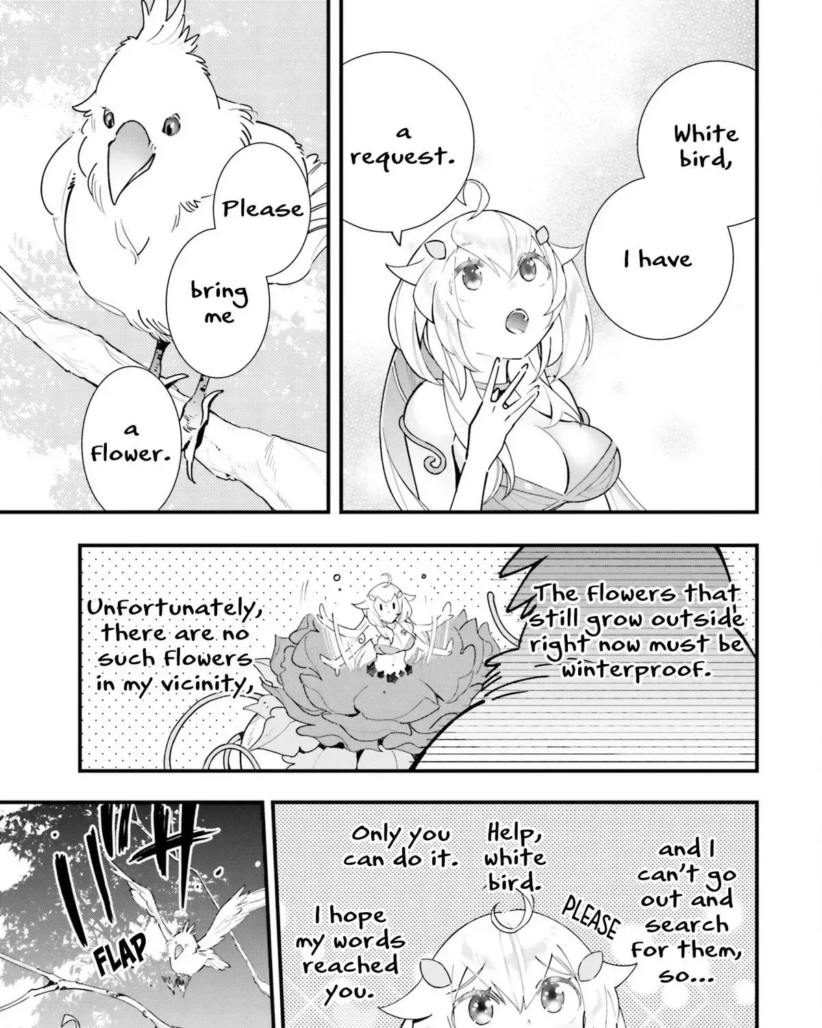 Shokubutsu Monster Musume Nikki ~Seijo datta Watashi ga Uragirareta Hate ni Aruraune ni Tensei Shite Shimatta node, kore kara wa Kougousei wo Shinagara Shizuka ni Shokubutsu Life wo Sugoshimasu~ Chapter 9 page 31