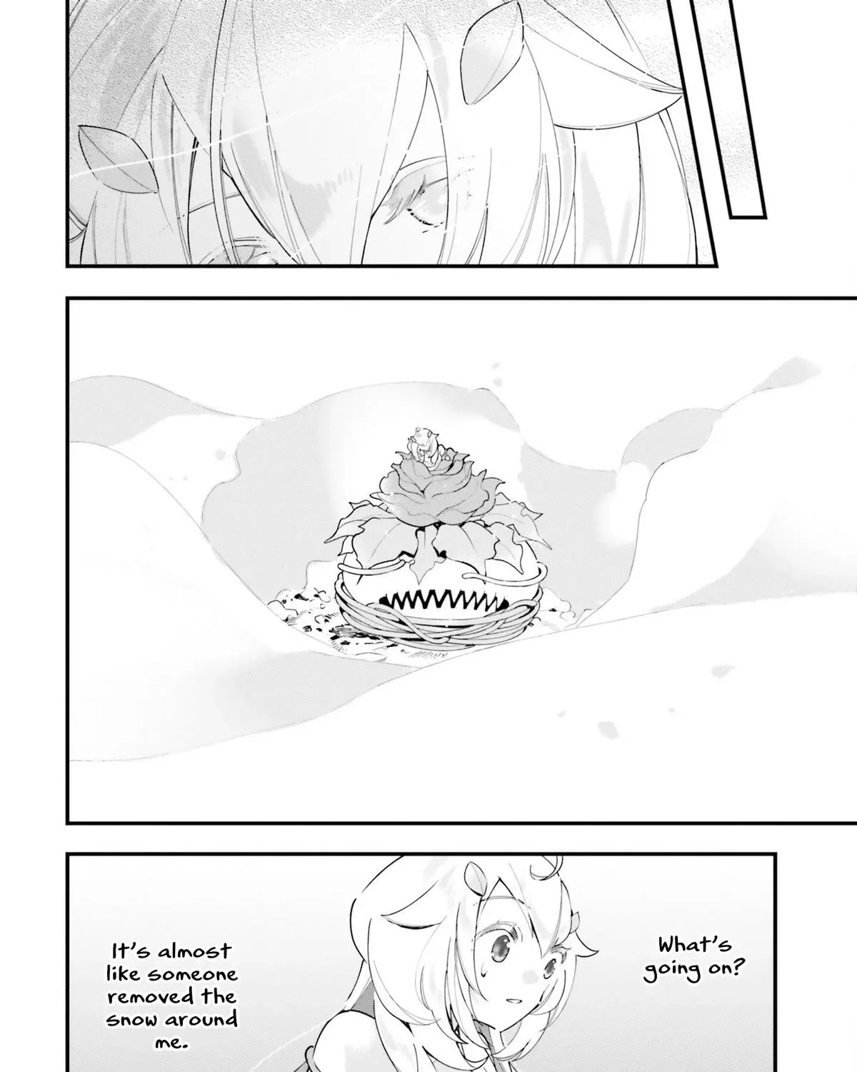 Shokubutsu Monster Musume Nikki ~Seijo datta Watashi ga Uragirareta Hate ni Aruraune ni Tensei Shite Shimatta node, kore kara wa Kougousei wo Shinagara Shizuka ni Shokubutsu Life wo Sugoshimasu~ Chapter 9 page 49