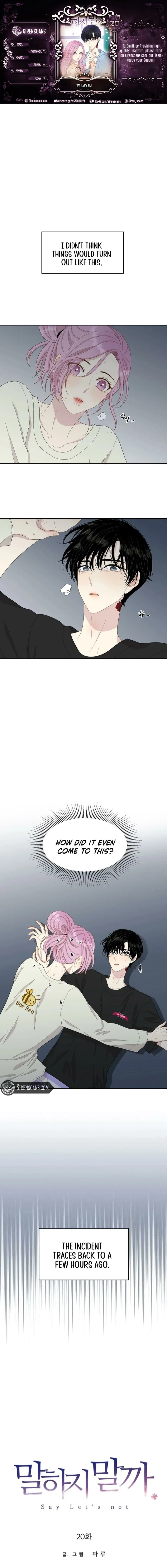 Should I Not Tell? Chapter 20 page 1