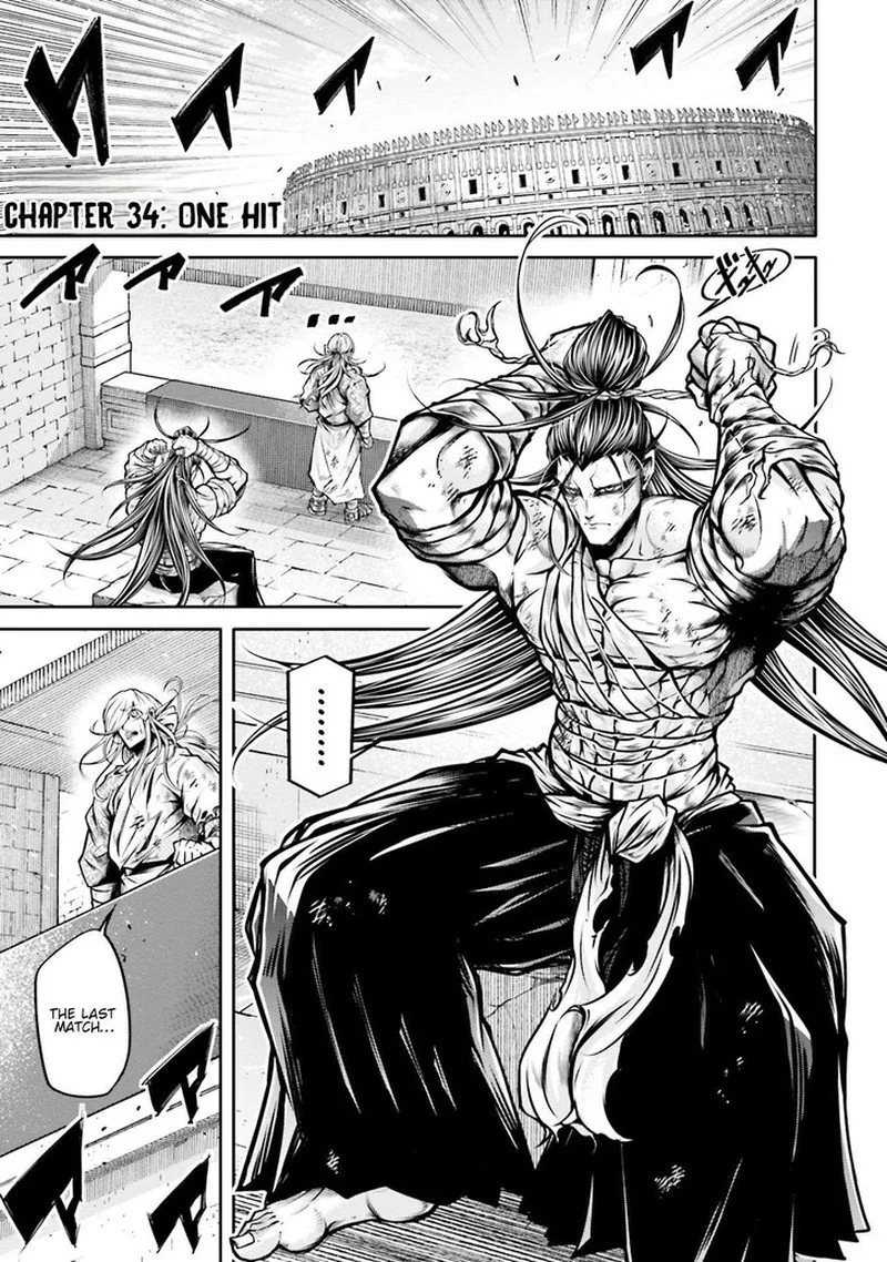 Shuumatsu no Valkyrie Ibun: Ryo Fu Housen Hishouden Chapter 34 page 1