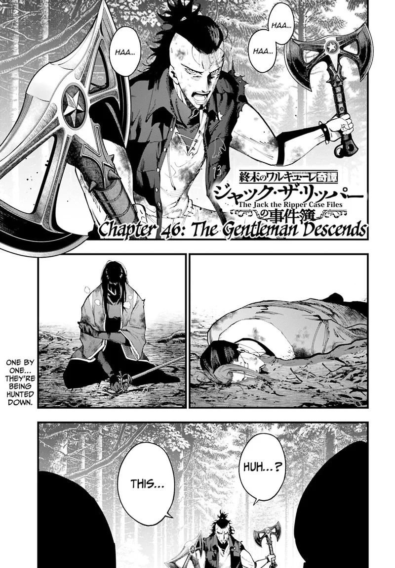 Shuumatsu no Valkyrie Kitan: Jack the Ripper no Jikenbo Chapter 46 page 1