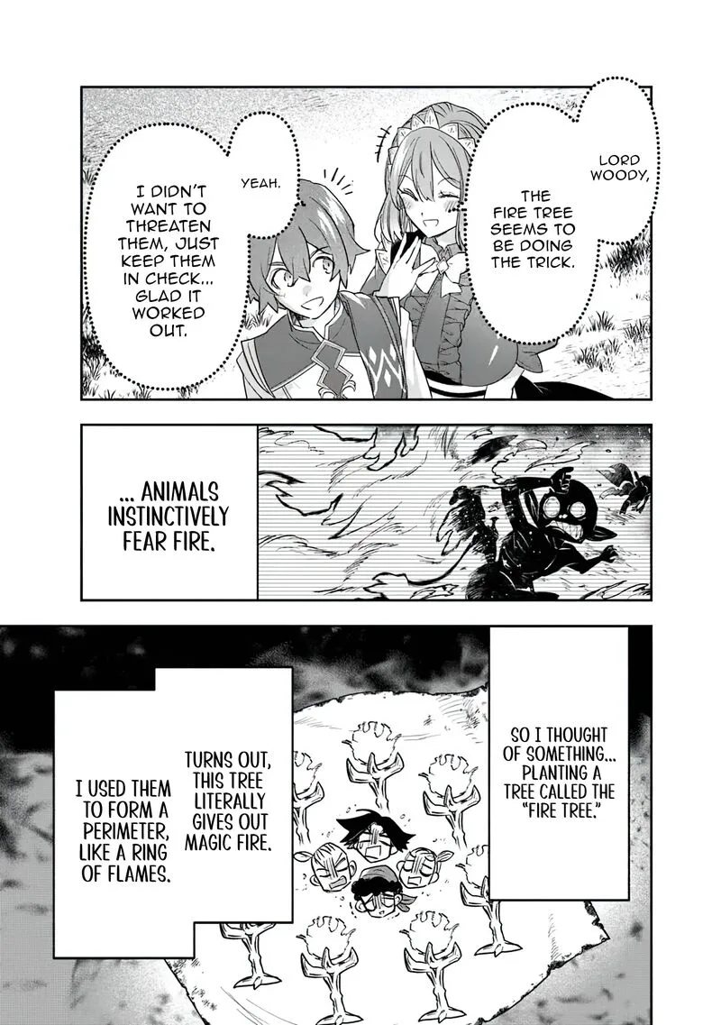 Skill "Shokuju" wo Tsukatte Tsuihou-saki de Nonbiri Kaitaku Hajimemasu Chapter 9.1 page 11