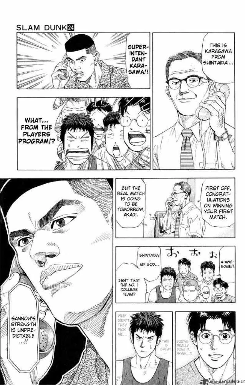 Slam Dunk Chapter 215 page 8