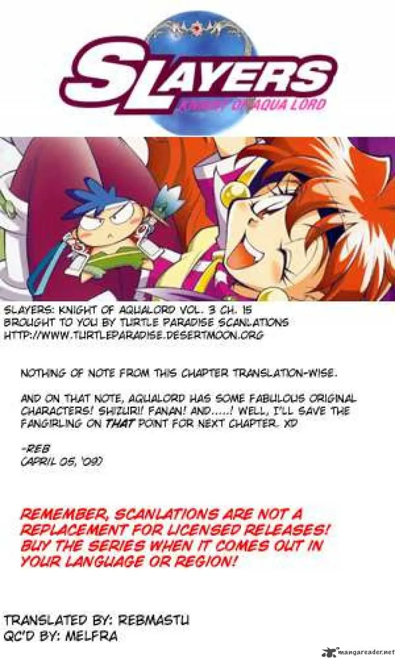 Slayers - Knight Of The Aqua Lord Chapter 15 page 31