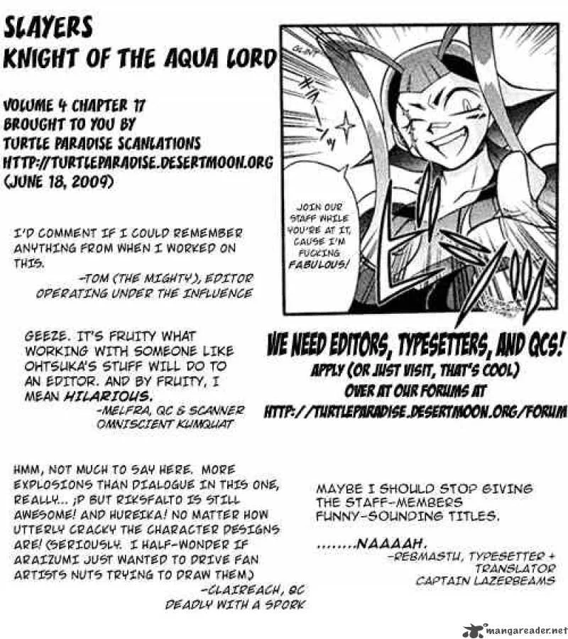 Slayers - Knight Of The Aqua Lord Chapter 17 page 36