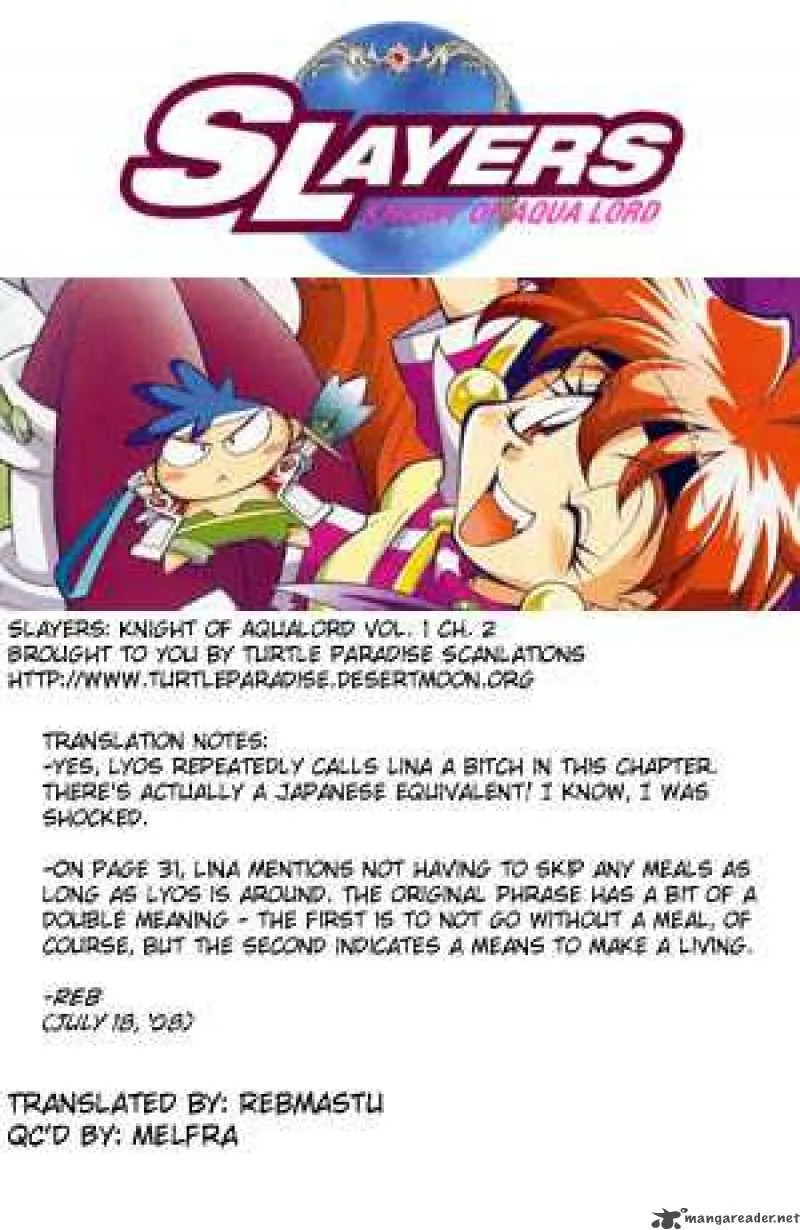 Slayers - Knight Of The Aqua Lord Chapter 2 page 31