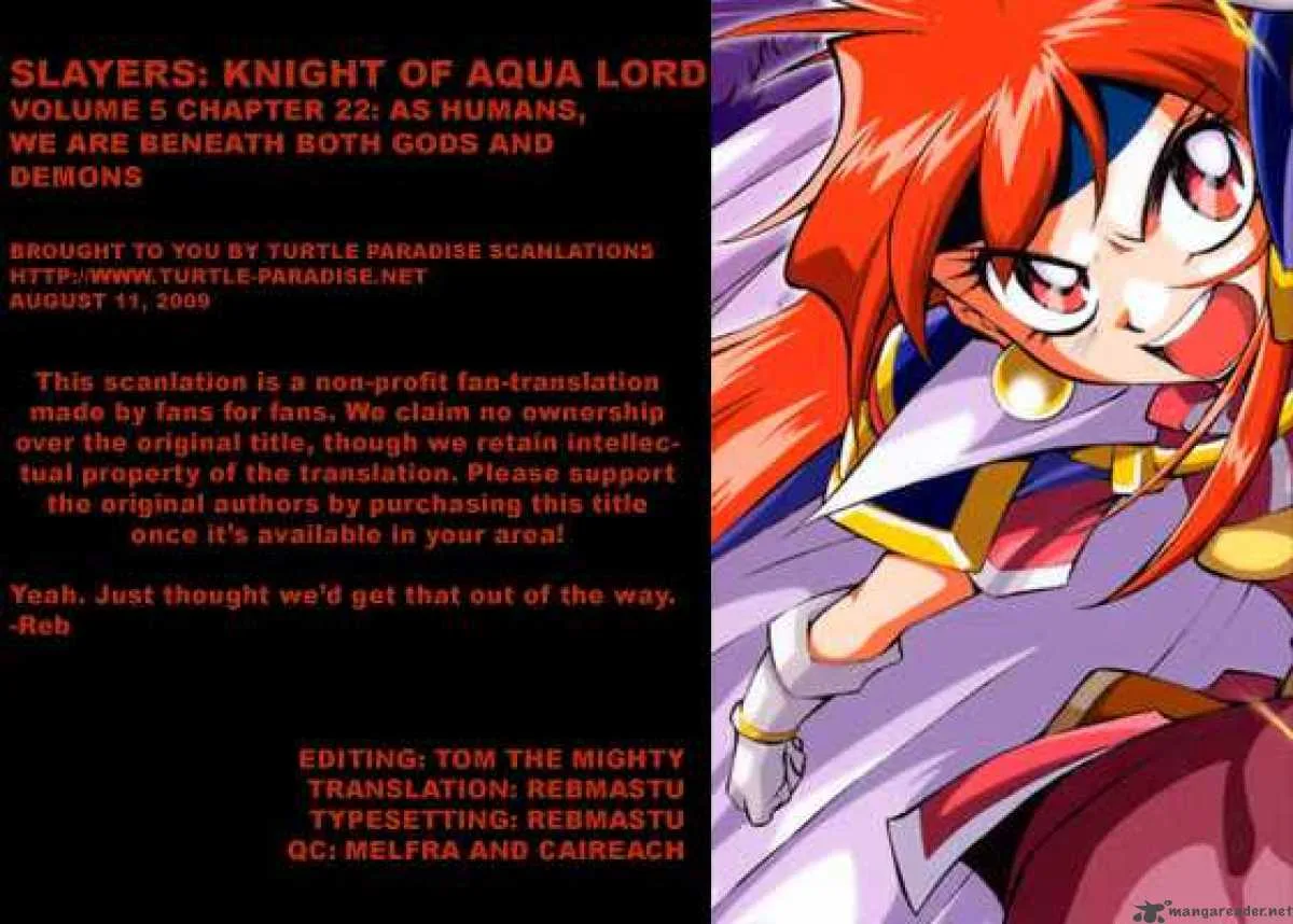 Slayers - Knight Of The Aqua Lord Chapter 22 page 34