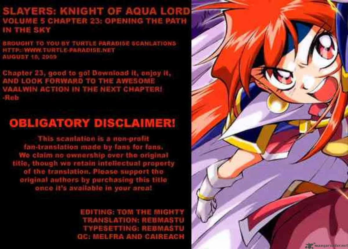 Slayers - Knight Of The Aqua Lord Chapter 23 page 31