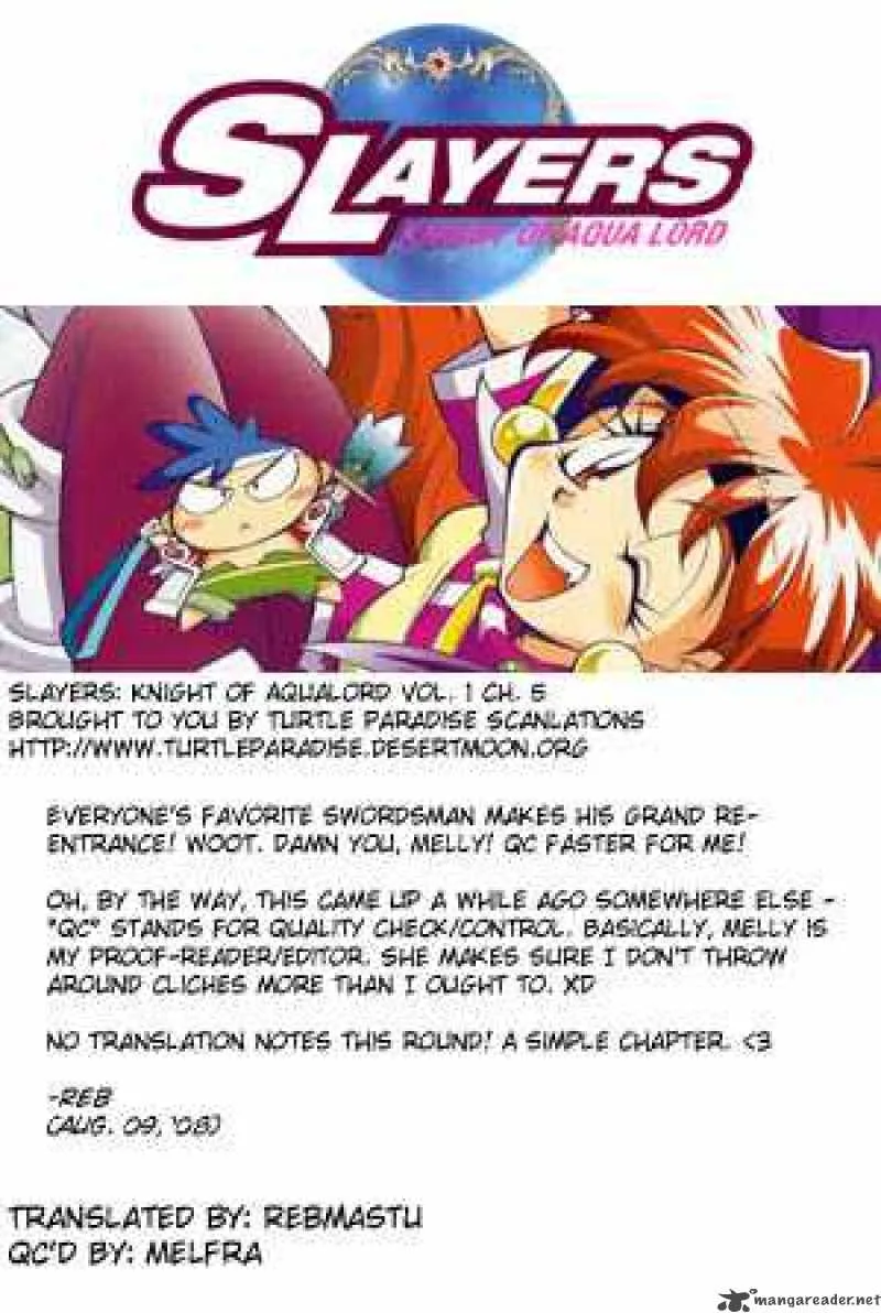 Slayers - Knight Of The Aqua Lord Chapter 5 page 38