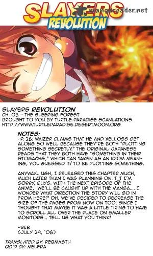 Slayers Revolution Chapter 3 page 1