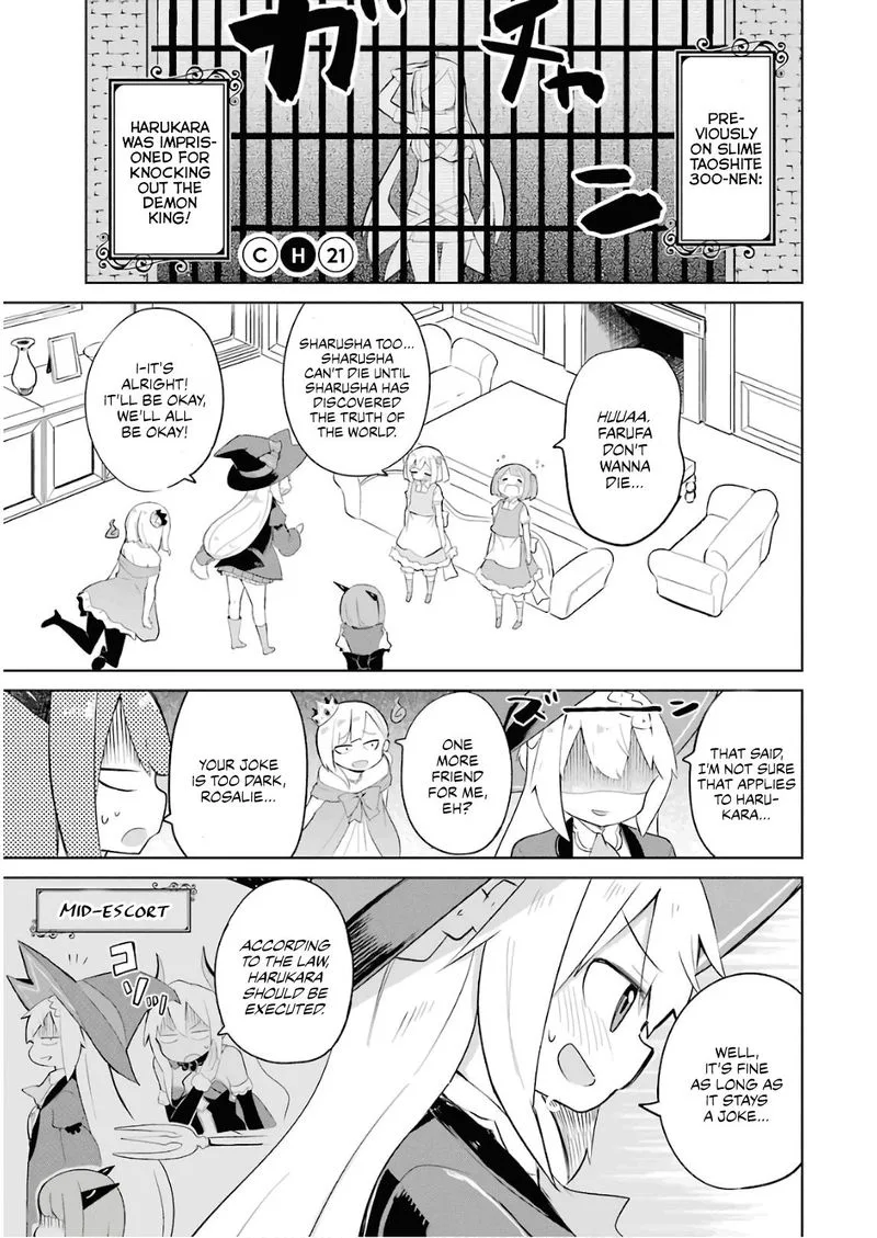 Slime Taoshite 300-nen, Shiranai Uchi ni Level Max ni Natte Shimatta Chapter 21 page 1