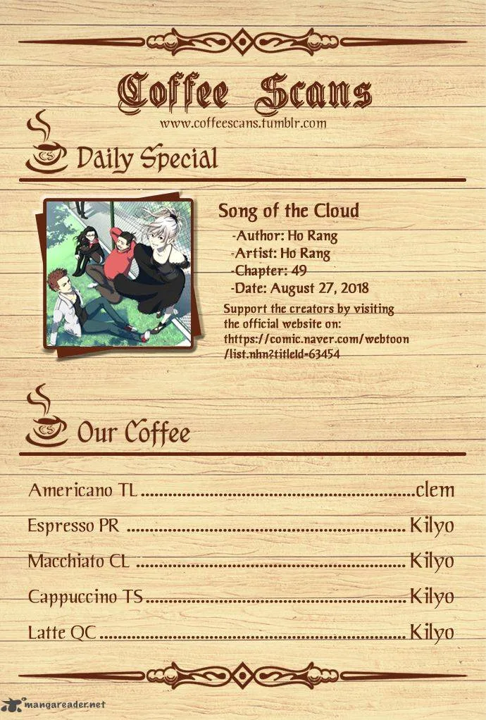 Song of the Cloud Chapter 49 page 1