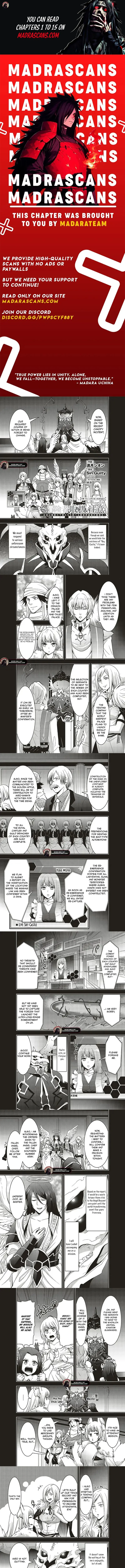 Sono Bouken-sha, Toriatsukai chuui. ~Shoutai wa Muteki no Geboku-tachi wo Suberu Isekai Saikyou no Madou-ou~ Chapter 11.1 page 1