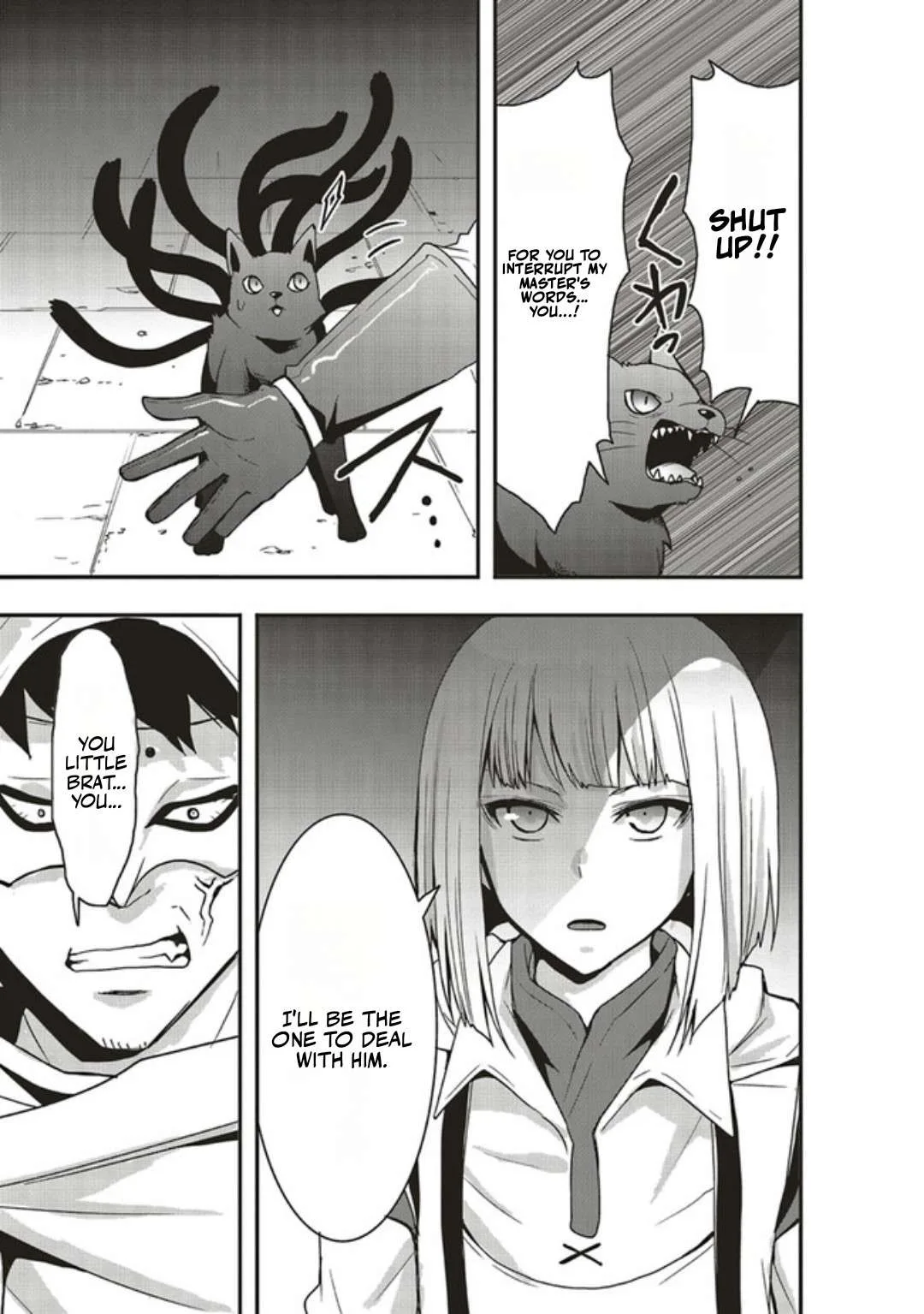Sono Bouken-sha, Toriatsukai chuui. ~Shoutai wa Muteki no Geboku-tachi wo Suberu Isekai Saikyou no Madou-ou~ Chapter 16.1 page 12