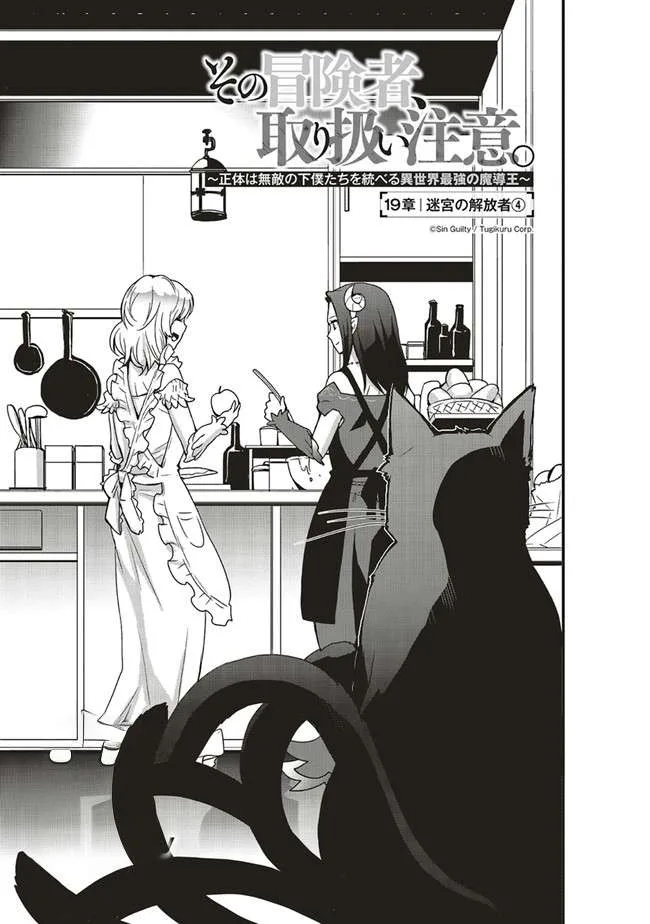 Sono Bouken-sha, Toriatsukai chuui. ~Shoutai wa Muteki no Geboku-tachi wo Suberu Isekai Saikyou no Madou-ou~ Chapter 19.1 page 2