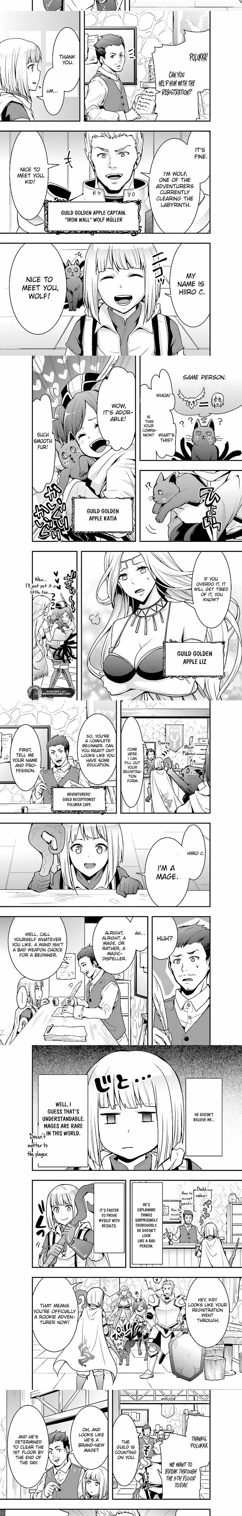 Sono Bouken-sha, Toriatsukai chuui. ~Shoutai wa Muteki no Geboku-tachi wo Suberu Isekai Saikyou no Madou-ou~ Chapter 2 page 4