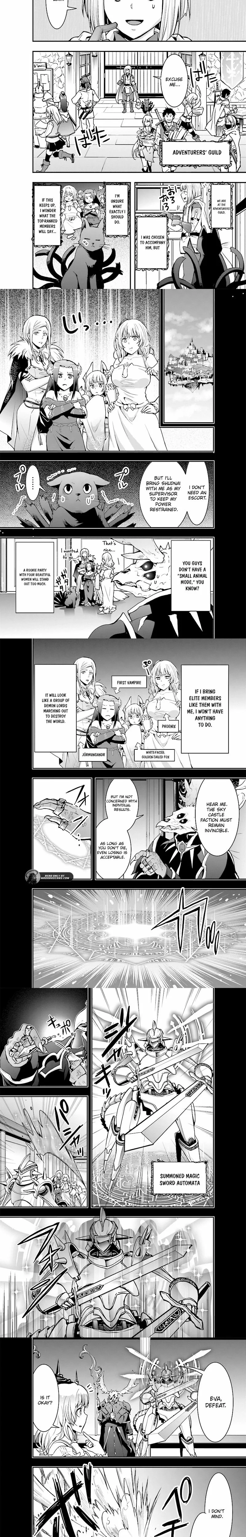 Sono Bouken-sha, Toriatsukai chuui. ~Shoutai wa Muteki no Geboku-tachi wo Suberu Isekai Saikyou no Madou-ou~ Chapter 2 page 2