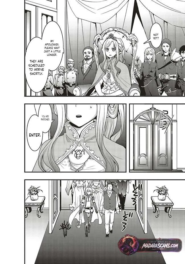 Sono Bouken-sha, Toriatsukai chuui. ~Shoutai wa Muteki no Geboku-tachi wo Suberu Isekai Saikyou no Madou-ou~ Chapter 25 page 14