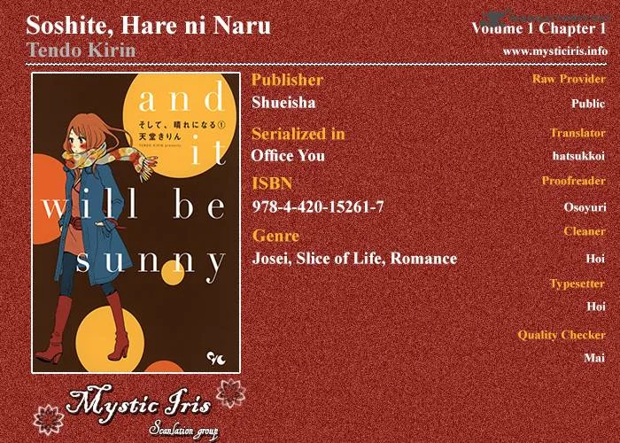 Soshite, Hare ni Naru Chapter 1 page 37