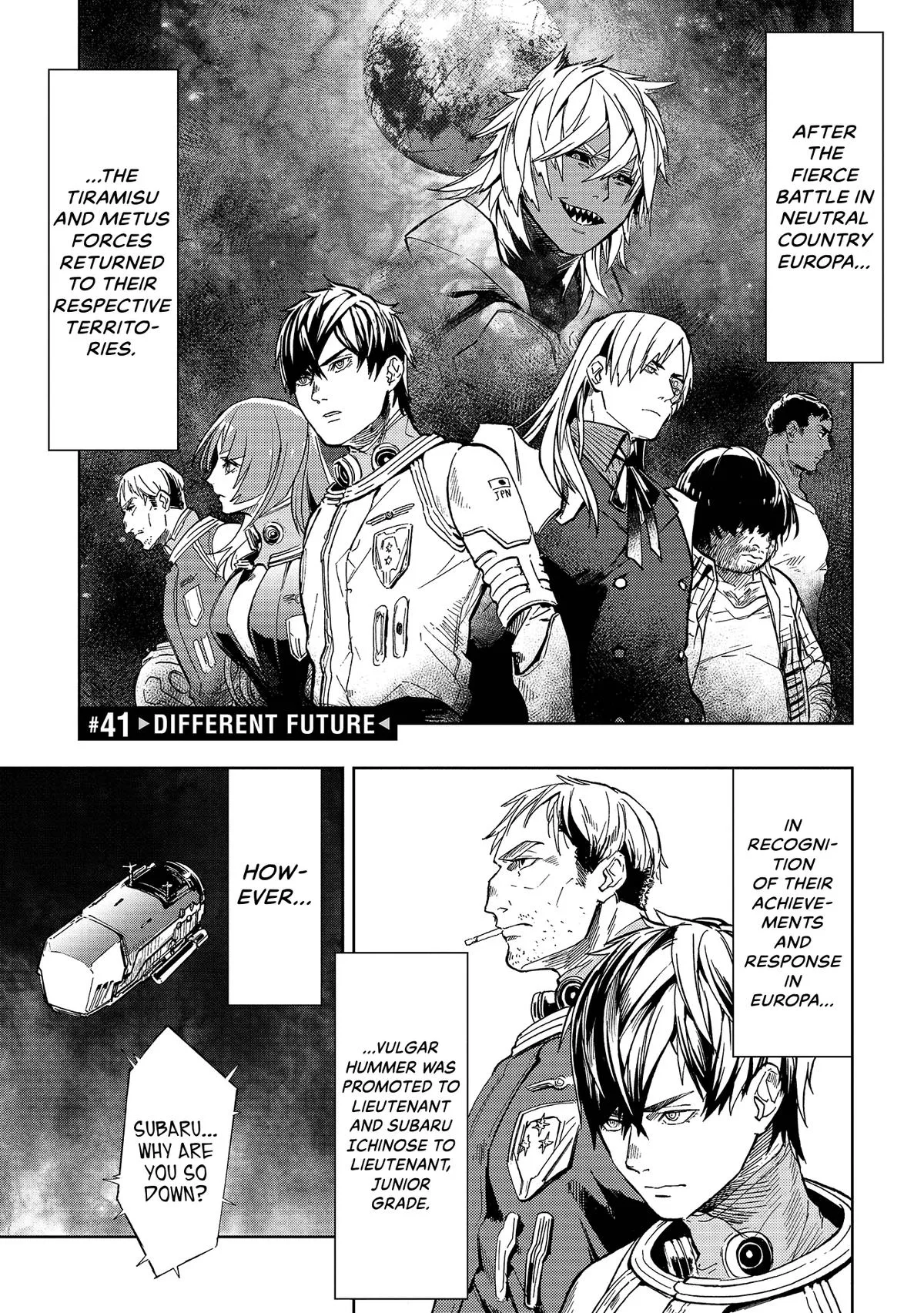 Space Battleship Tiramisu Chapter 41 page 1