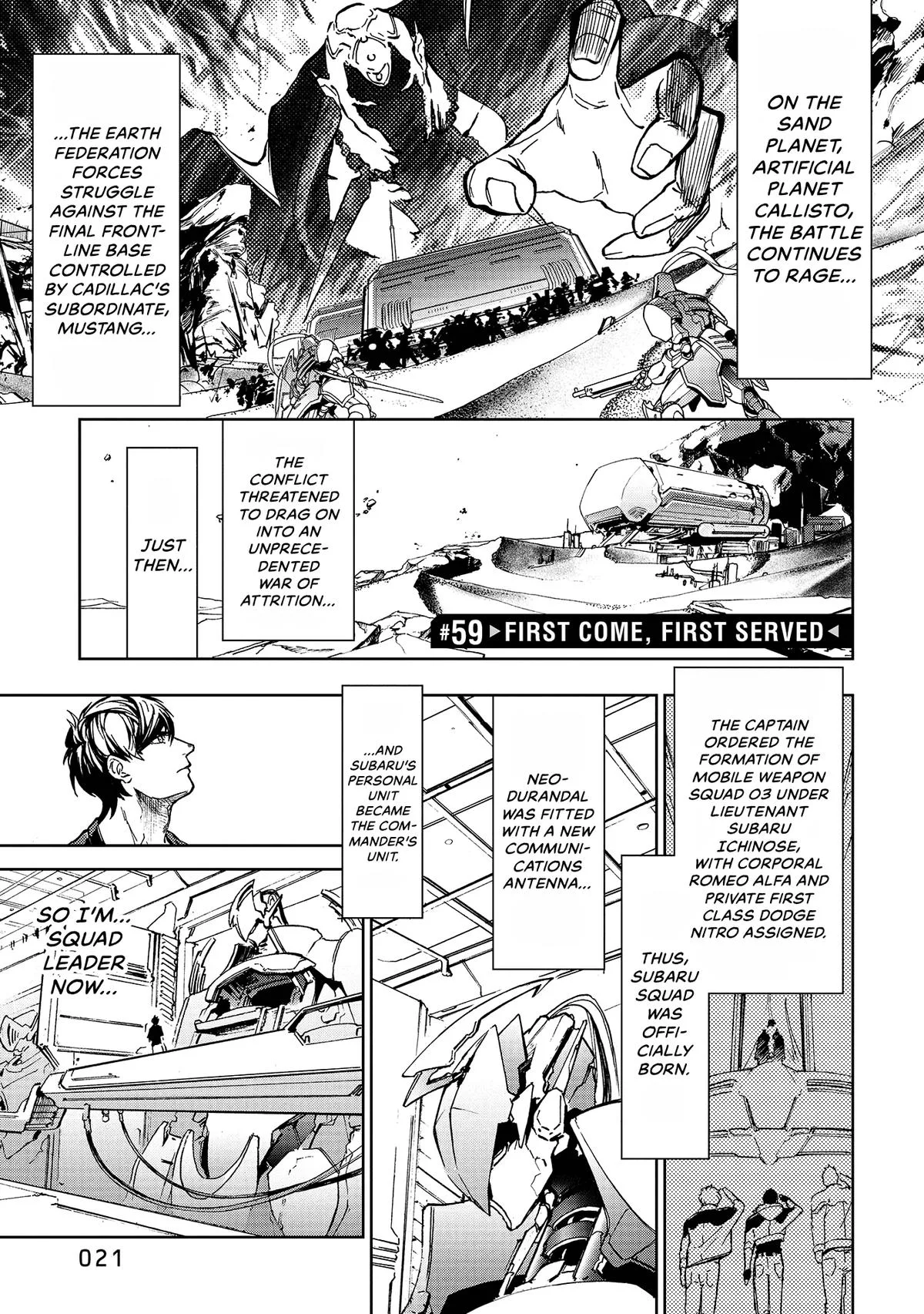 Space Battleship Tiramisu Chapter 59 page 1