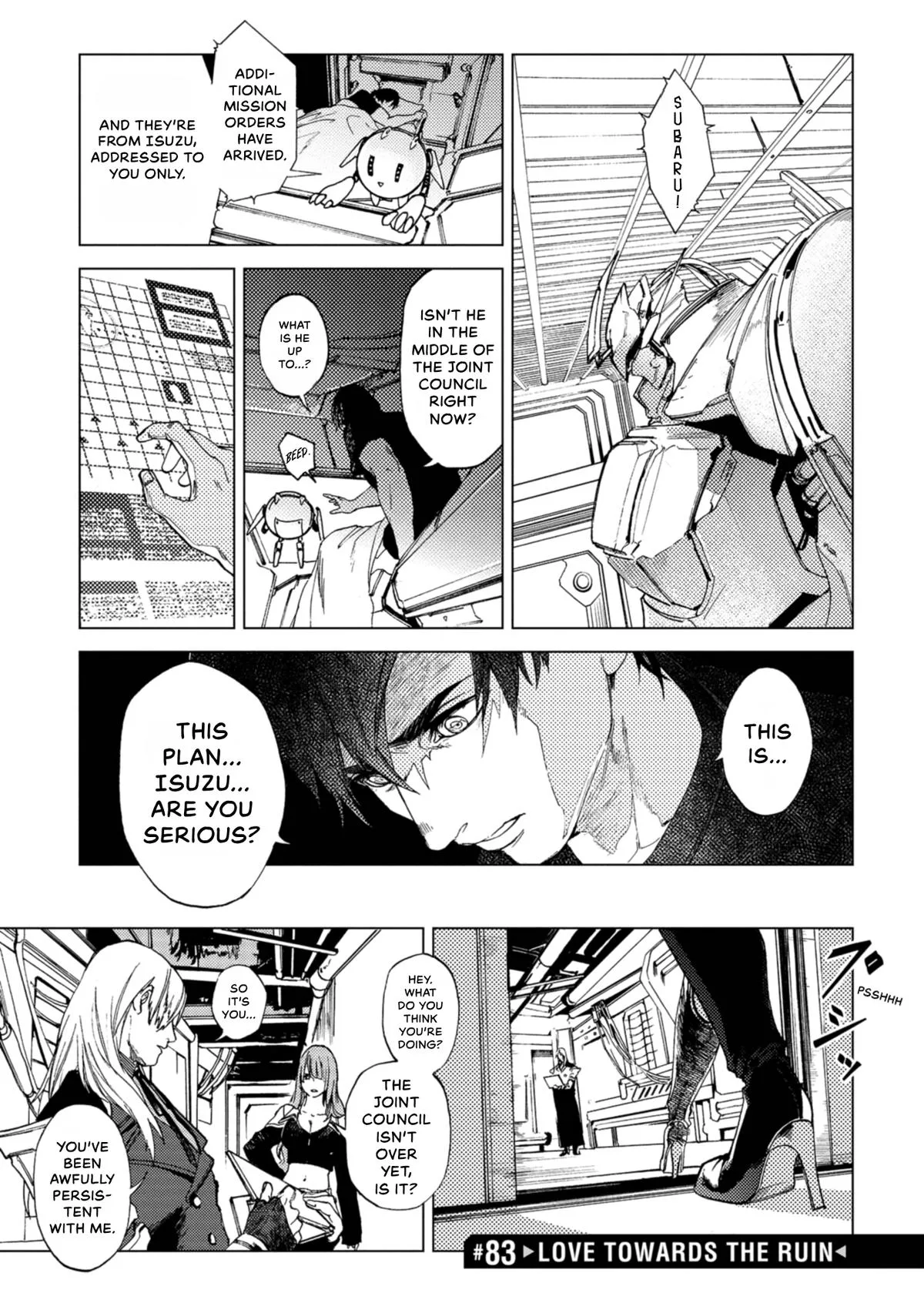 Space Battleship Tiramisu Chapter 83 page 1