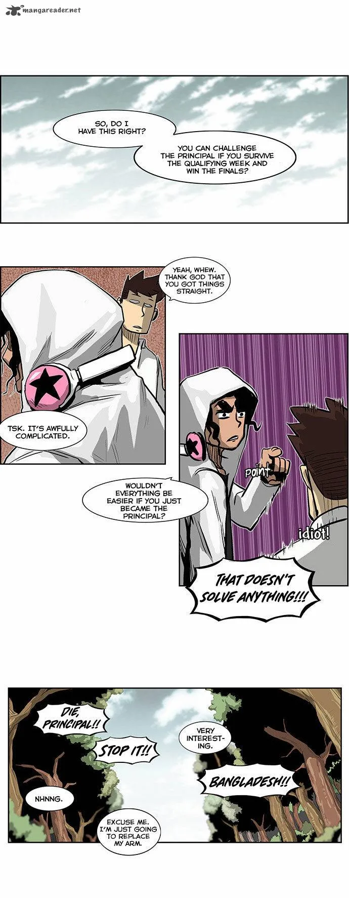 Special Martial Arts Extreme Hell Private High School Chapter 56 page 9