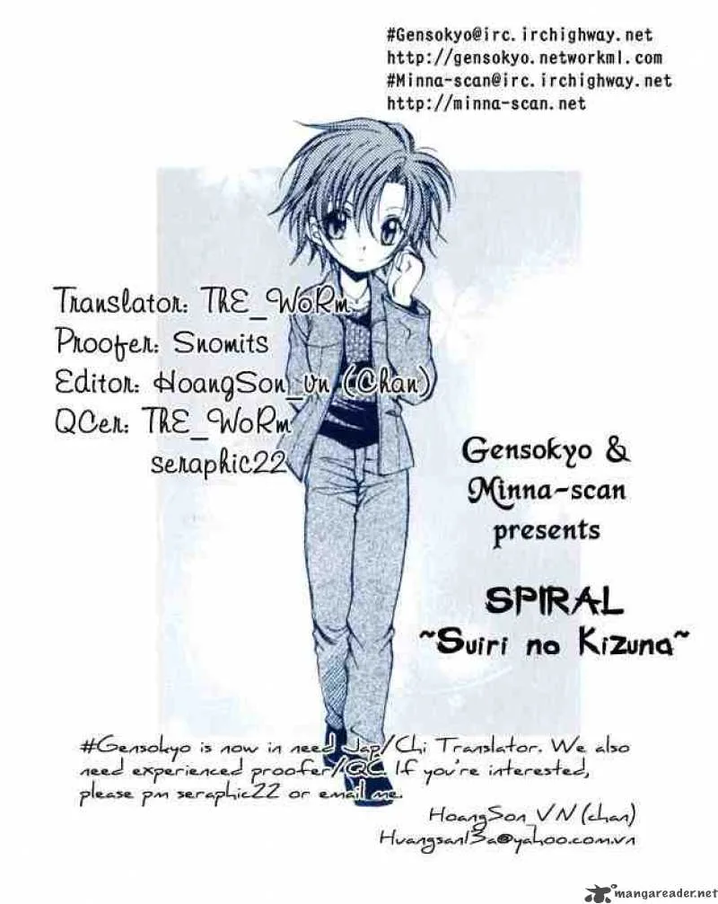 Spiral - Suiri no Kizuna Chapter 34 page 35