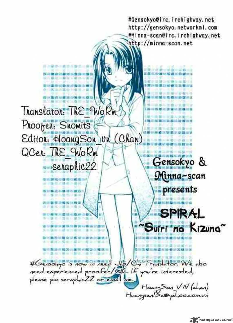 Spiral - Suiri no Kizuna Chapter 37 page 52
