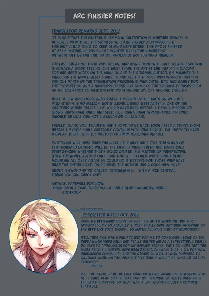 Spirit Blade Mountain Chapter 252 page 28
