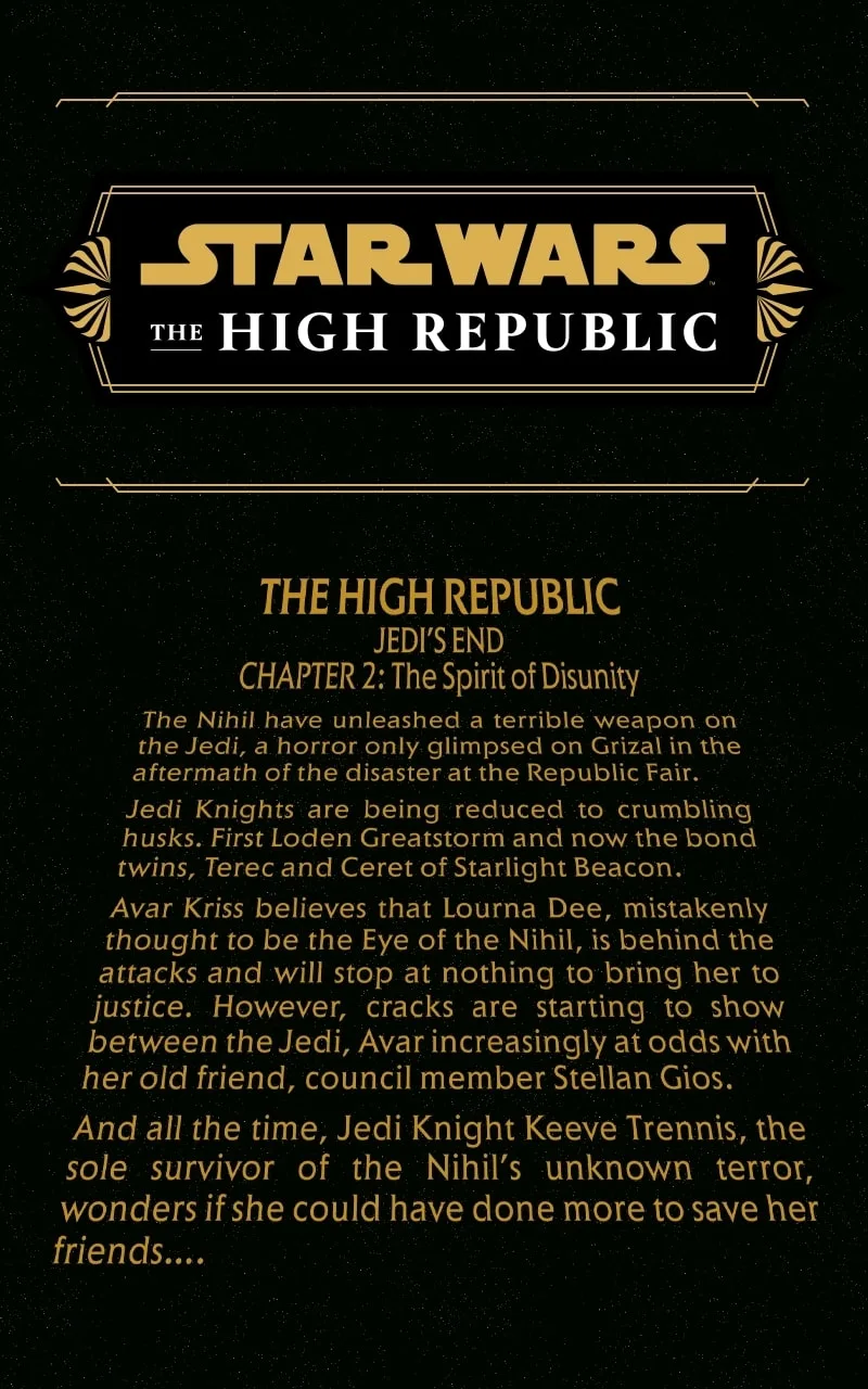 Star Wars: The High Republic Chapter 23 page 1