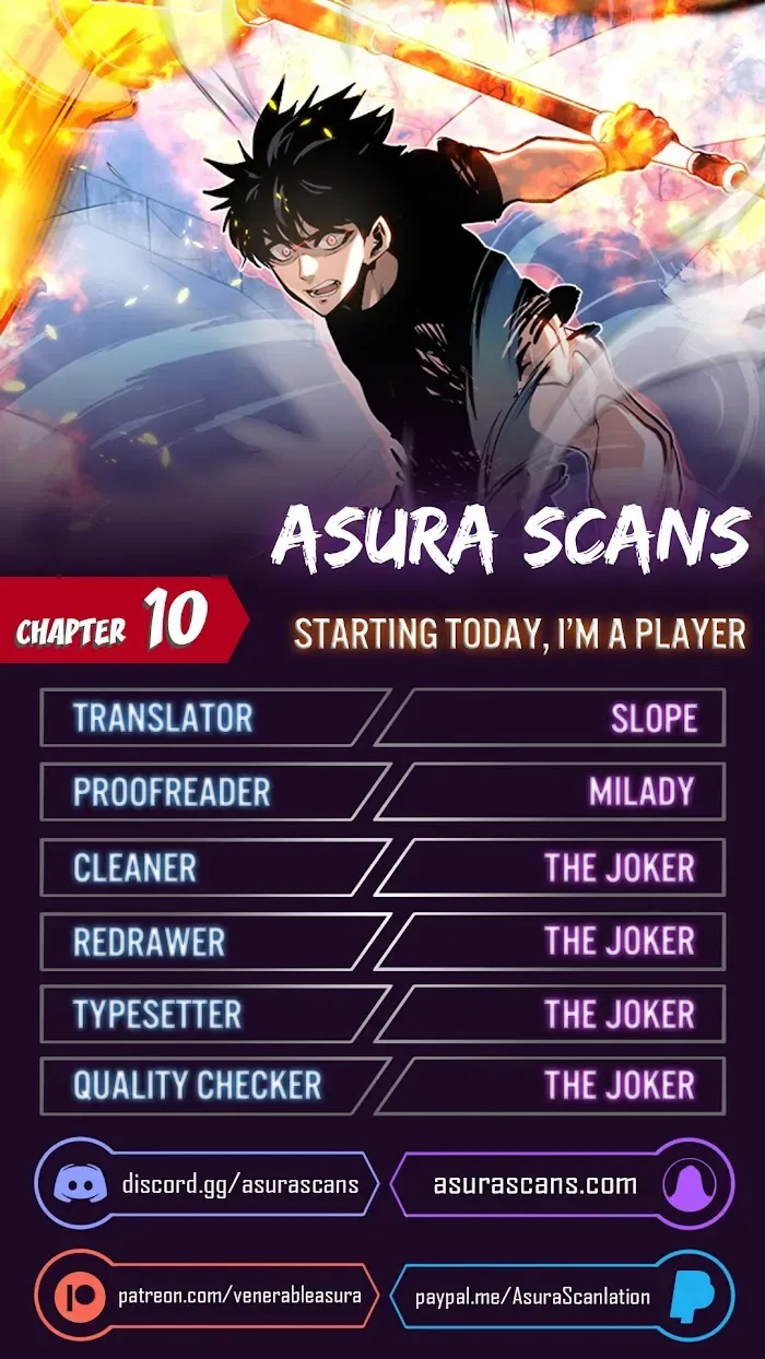 STARTING TODAY, I’M A PLAYER Chapter 10 page 1