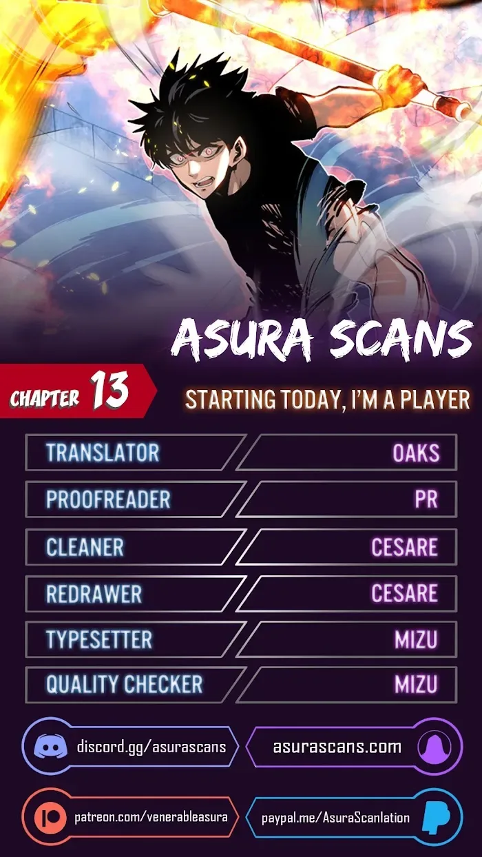 STARTING TODAY, I’M A PLAYER Chapter 13 page 1