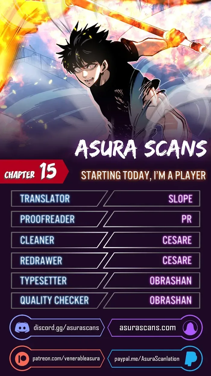 STARTING TODAY, I’M A PLAYER Chapter 15 page 1