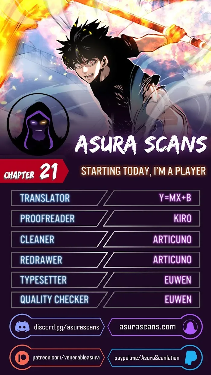 STARTING TODAY, I’M A PLAYER Chapter 21 page 1