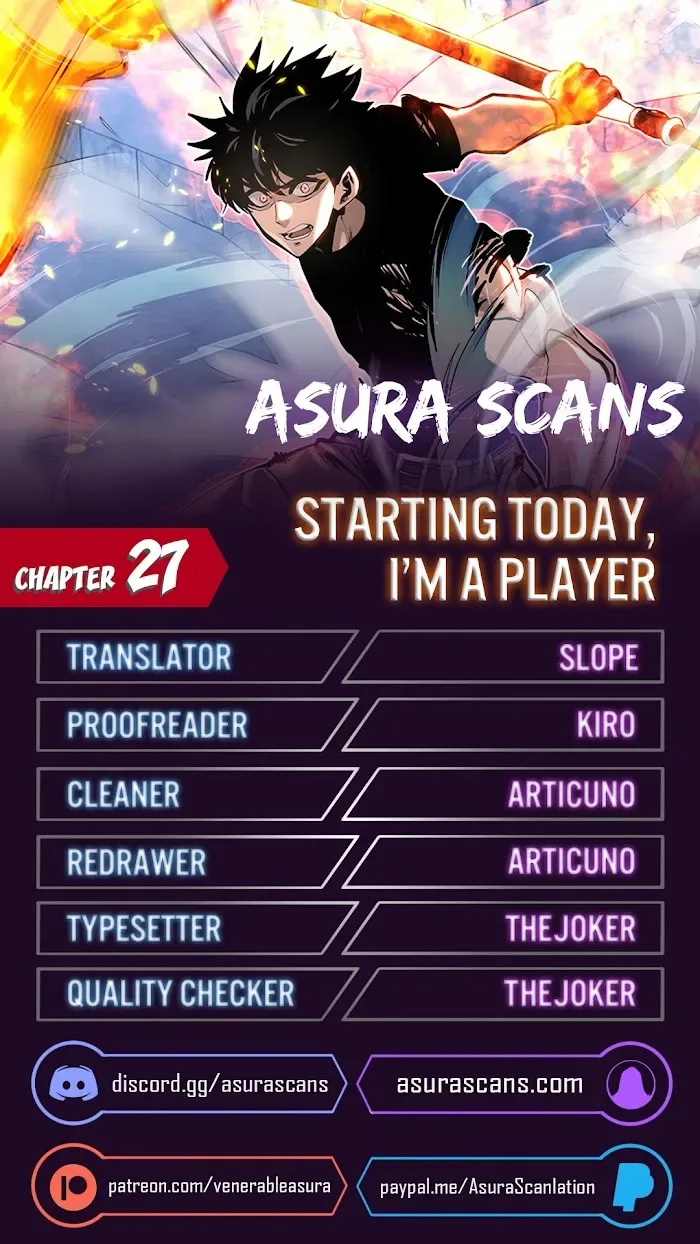 STARTING TODAY, I’M A PLAYER Chapter 27 page 1