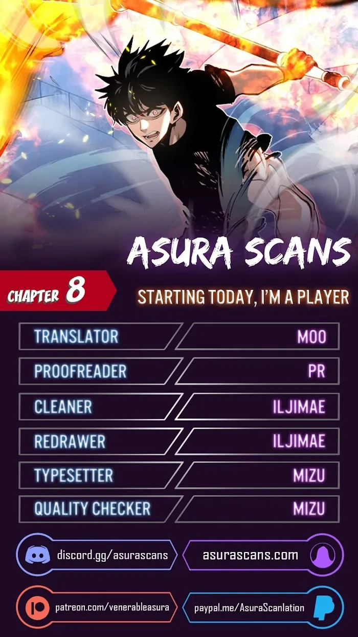 STARTING TODAY, I’M A PLAYER Chapter 8 page 1