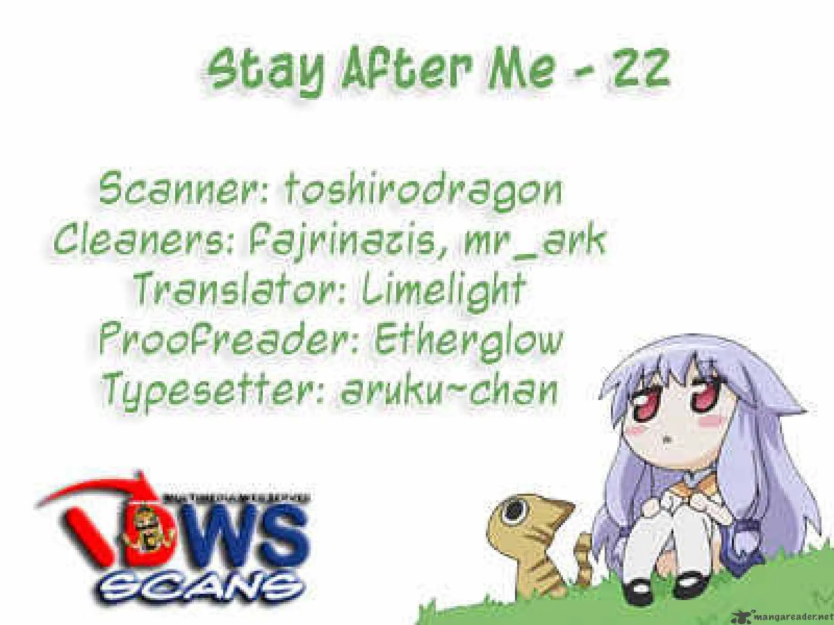 Stay After Me Chapter 22 page 1
