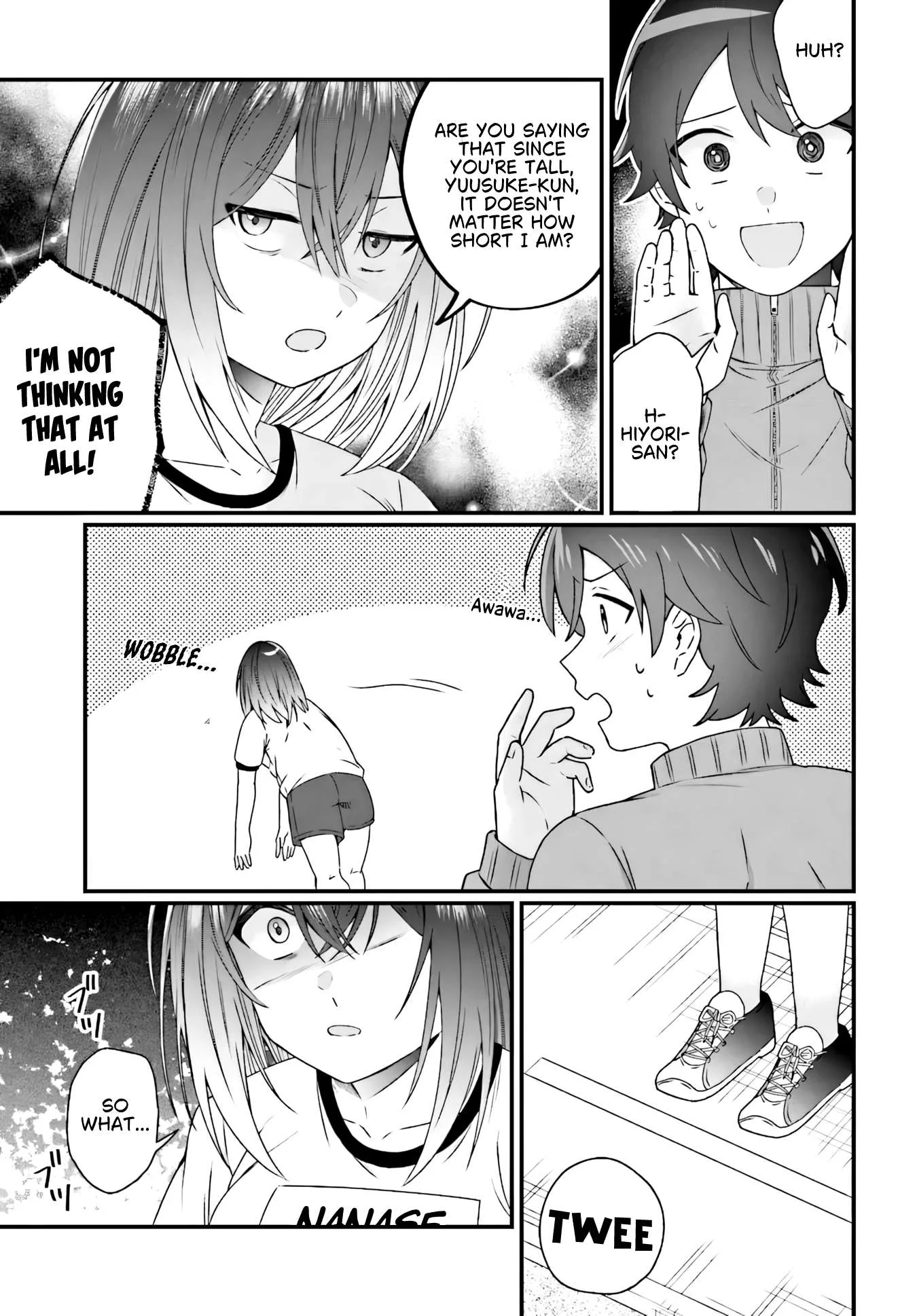 Stealing the Short, Stacked, and Cute Nanase-san from Her Delusional Ex-Boyfriend and Making Her Happy Chapter 3.1 page 8