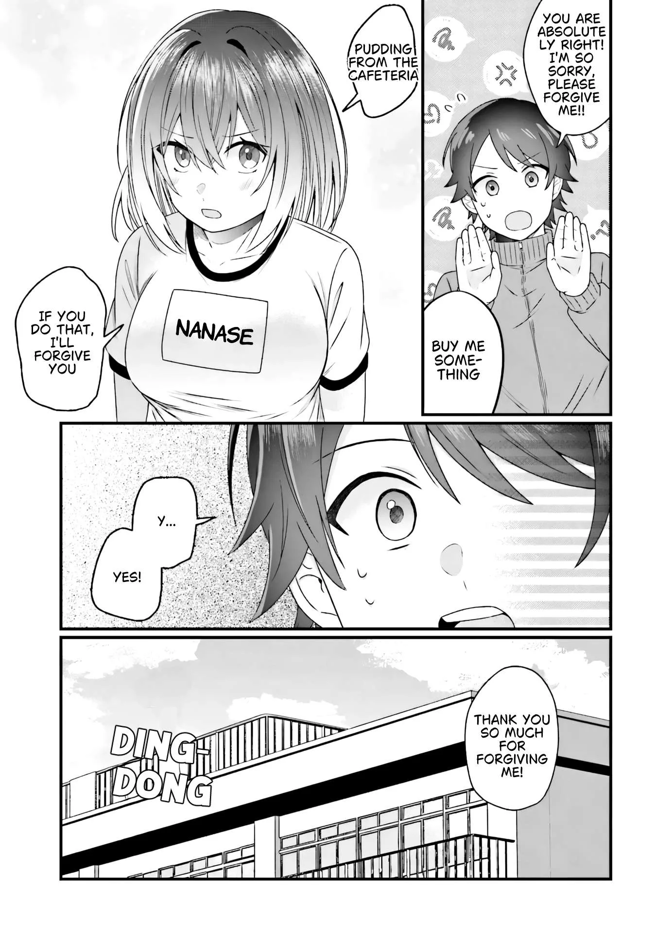 Stealing the Short, Stacked, and Cute Nanase-san from Her Delusional Ex-Boyfriend and Making Her Happy Chapter 3.1 page 12