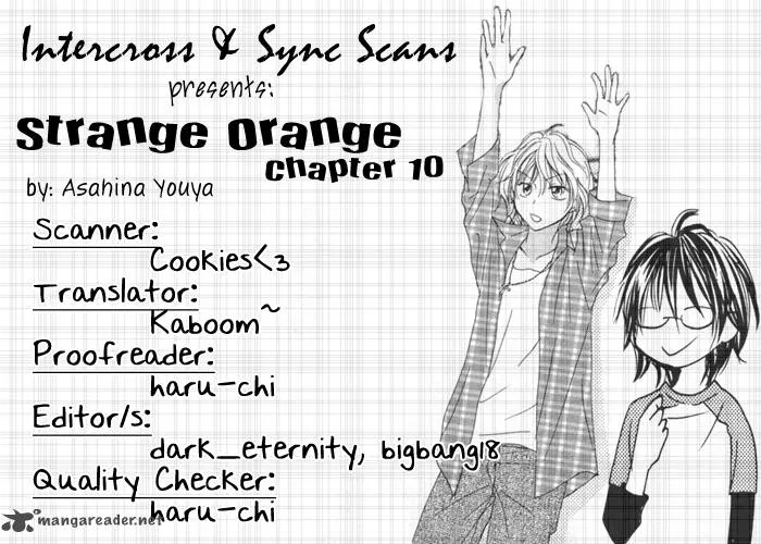 Strange Orange Chapter 10 page 1