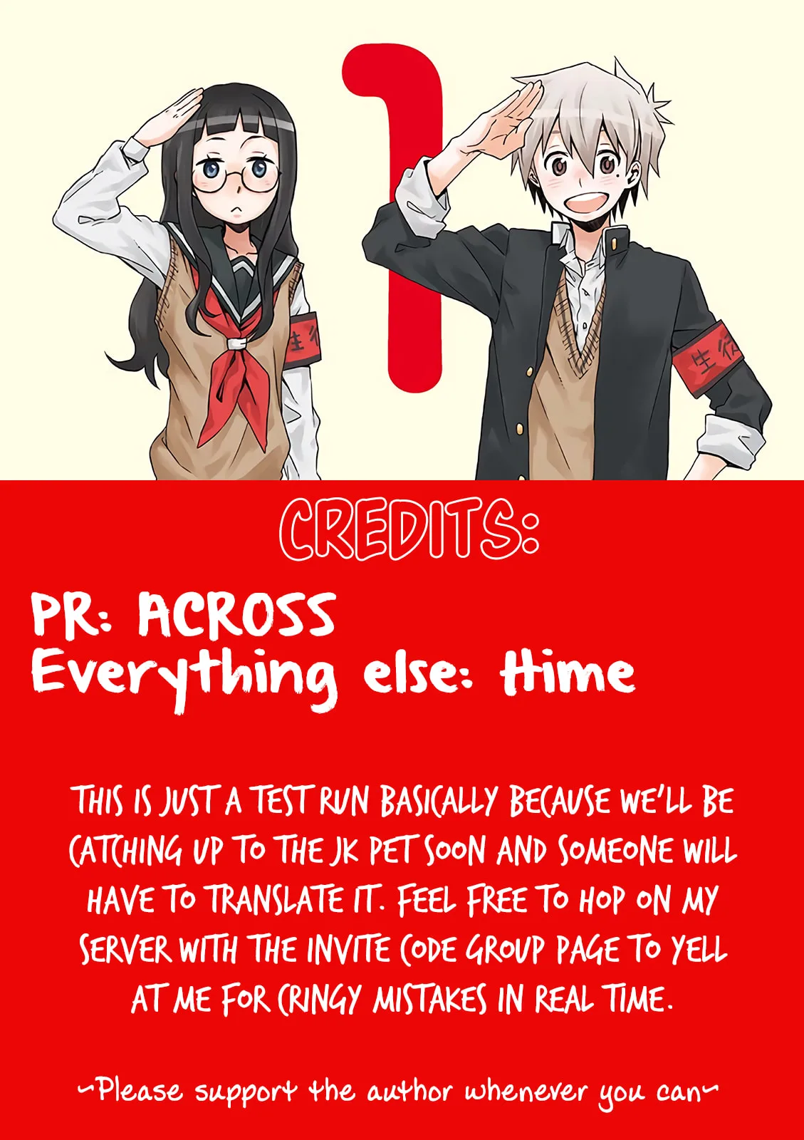 Student Council for Two Chapter 1 page 9