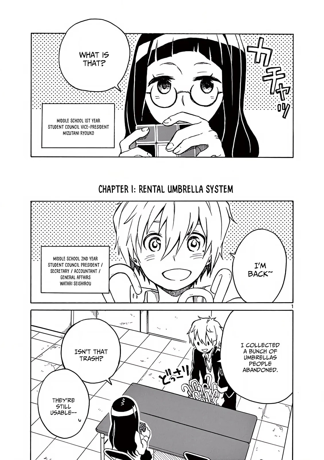Student Council for Two Chapter 1 page 4