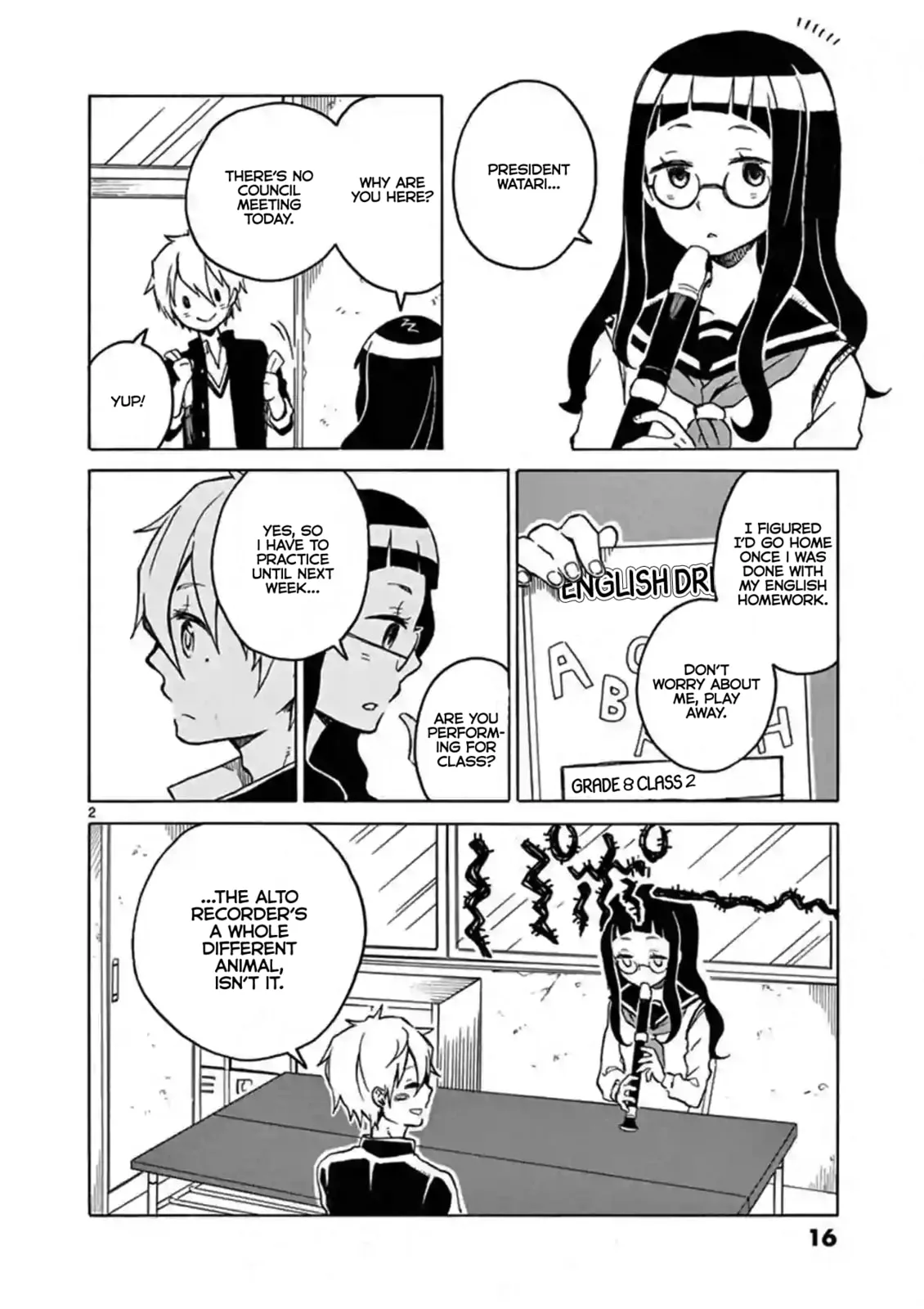 Student Council for Two Chapter 3 page 2