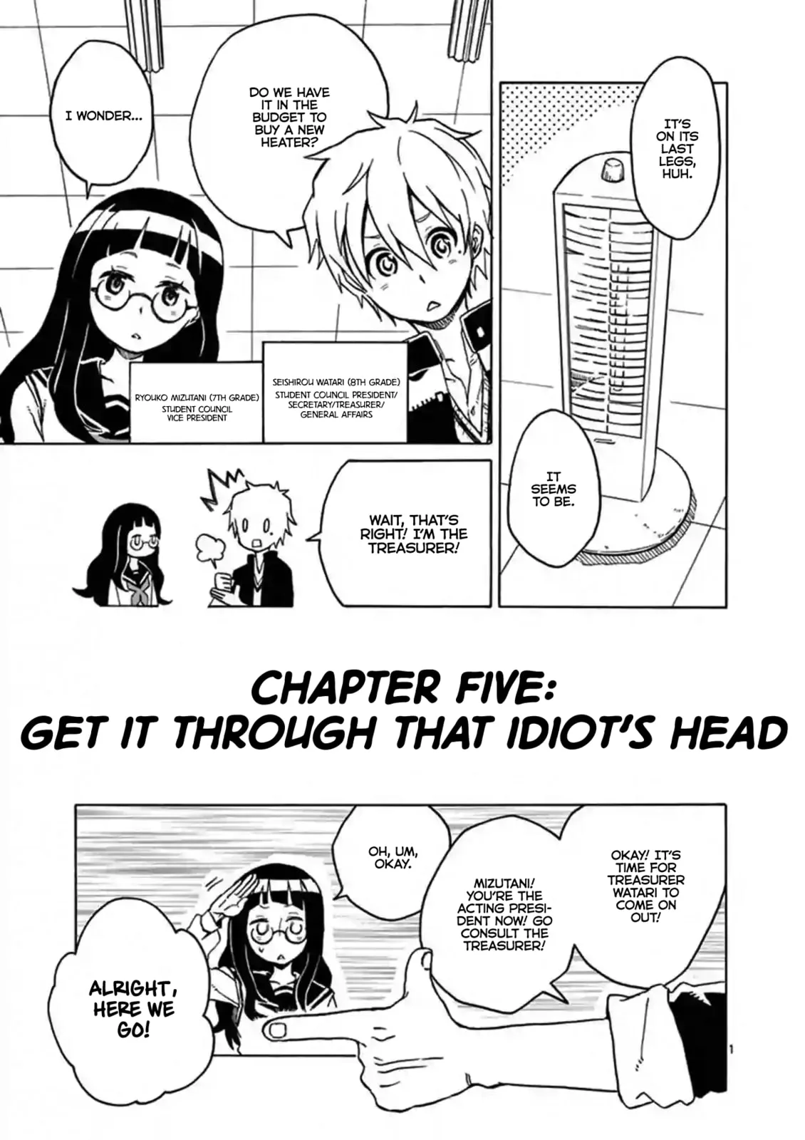 Student Council for Two Chapter 5 page 1