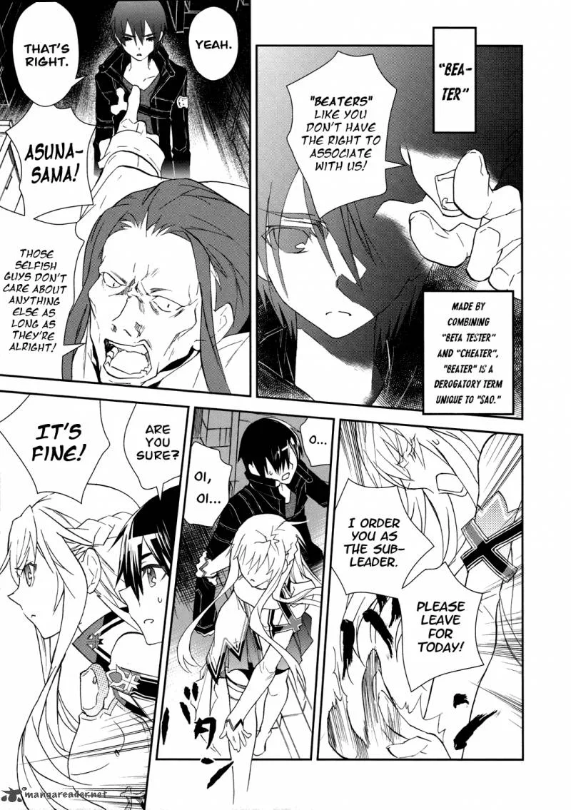 Sword Art Online Chapter 3 page 20