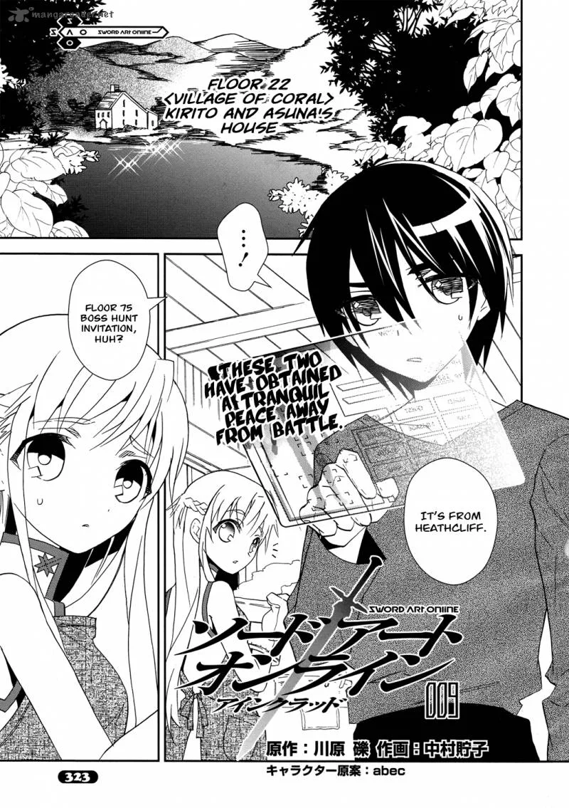 Sword Art Online Chapter 9 page 1