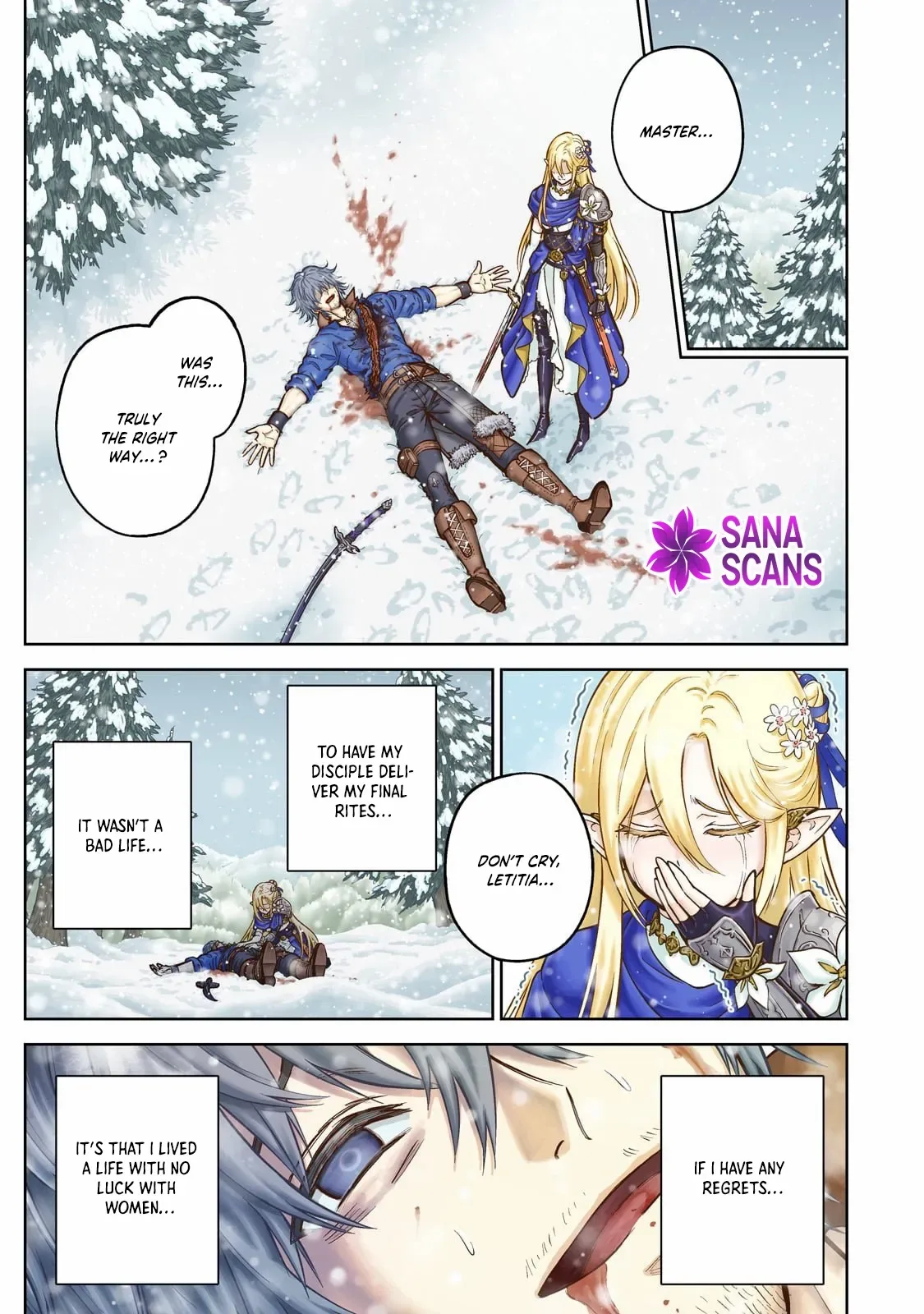 Sword Saint Reborn as a Maid, Ruling with a Broom. Chapter 1 page 1